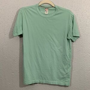 Todd Snyder Champions Mint Green Jersey Tee with Insignia on Sleeve‎ size XS
